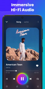 اسکرین شات 3 برنامه Music Player Offline & MP3