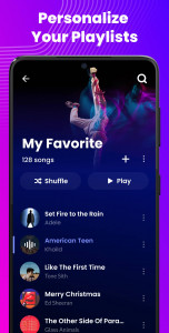 اسکرین شات 5 برنامه Music Player Offline & MP3