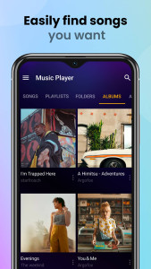 اسکرین شات 6 برنامه Music Player & MP3 Player