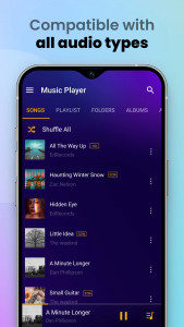 اسکرین شات برنامه Music Player & MP3 Player 2