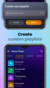 اسکرین شات 5 برنامه Music Player & MP3 Player