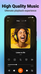 اسکرین شات 2 برنامه Music Player & HD Video Player