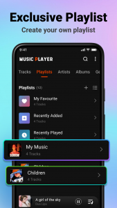 اسکرین شات 4 برنامه Music Player & HD Video Player