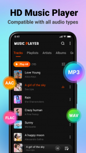 اسکرین شات 1 برنامه Music Player & HD Video Player