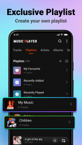 اسکرین شات برنامه Music Player & HD Video Player 4