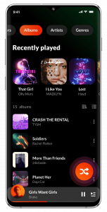 اسکرین شات برنامه Music Player & MP3 - DDMusic 5