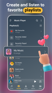 اسکرین شات برنامه Music player - MP3 player 2