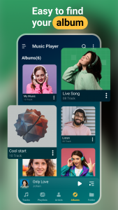 اسکرین شات برنامه Music player - MP3 player 4