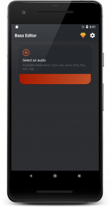اسکرین شات برنامه Bass Editor: Boost Bass 1