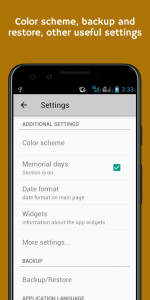 اسکرین شات 6 برنامه Birthdays & Events Reminder