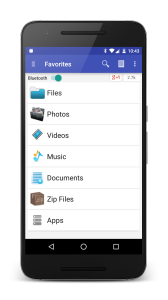 اسکرین شات برنامه Bluetooth Files Share 1