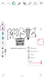 اسکرین شات 5 برنامه How to Draw Graffiti 3D