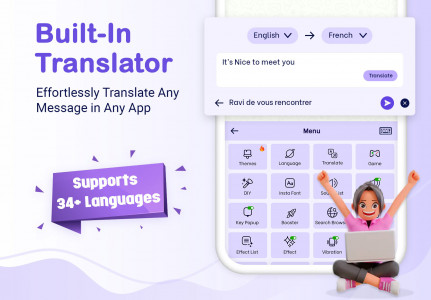اسکرین شات 2 برنامه My Photo Keyboard Themes