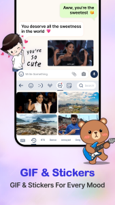 اسکرین شات 7 برنامه Photo Keyboard Themes, Emojis