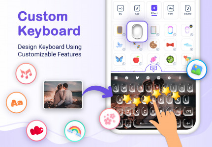 اسکرین شات 4 برنامه My Photo Keyboard Themes