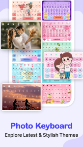اسکرین شات 1 برنامه Photo Keyboard themes, Font