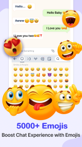 اسکرین شات 5 برنامه Photo Keyboard themes, Font