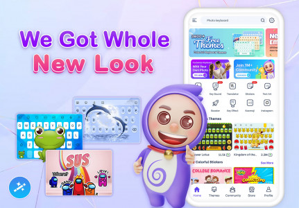 اسکرین شات 1 برنامه My Photo Keyboard Themes