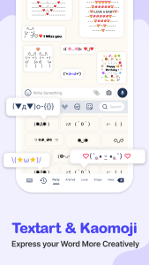 اسکرین شات 3 برنامه Photo Keyboard themes, Font