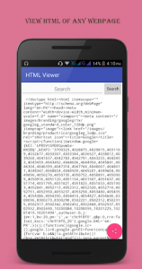 اسکرین شات برنامه HTML Viewer 1