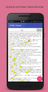 اسکرین شات برنامه HTML Viewer 2