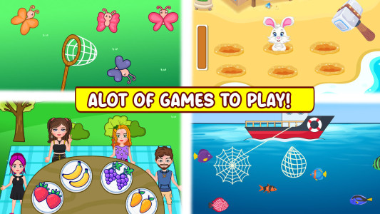 اسکرین شات 6 بازی My FamilyTown Fun Beach Picnic