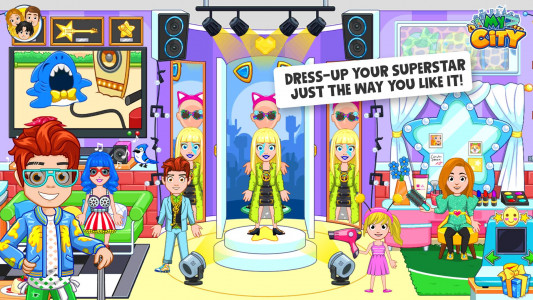 اسکرین شات بازی My City : Popstar 3