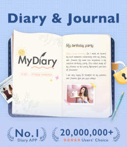 اسکرین شات برنامه My Diary - Daily Diary Journal 1