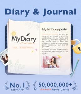 اسکرین شات برنامه My Diary - Daily Diary Journal 1