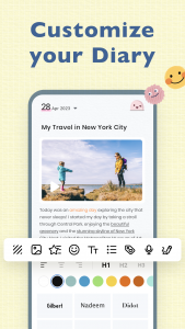 اسکرین شات برنامه My Diary - Daily Diary Journal 4