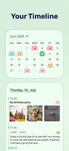 اسکرین شات 5 برنامه My Diary - Daily Diary Journal