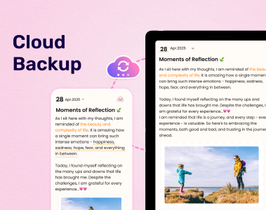 اسکرین شات 5 برنامه My Diary - Daily Diary Journal