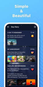 اسکرین شات برنامه Diary: Daily Notes, Journal 2