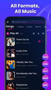 اسکرین شات برنامه Offline Music Player: Play MP3 2