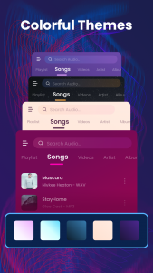 اسکرین شات برنامه Offline Music Player: Play MP3 5