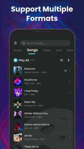 اسکرین شات برنامه Offline Music Player: Play MP3 2