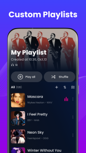 اسکرین شات برنامه Offline Music Player: Play MP3 6