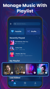 اسکرین شات برنامه Offline Music Player: Play MP3 4