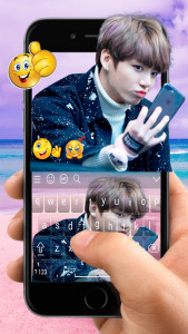اسکرین شات 6 برنامه BTS Keyboard: KPOP Keyboard