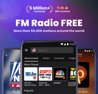 اسکرین شات برنامه My Radio, FM Radio Stations 1