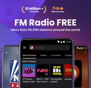 اسکرین شات برنامه My Radio, FM Radio Stations 1