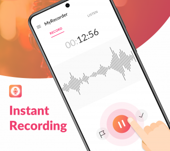 اسکرین شات برنامه Voice Recorder & Voice Memos 1