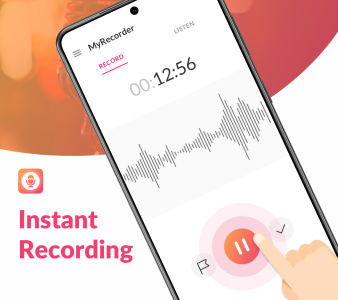 اسکرین شات 1 برنامه Voice Recorder & Voice Memos
