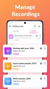 اسکرین شات 4 برنامه Voice Recorder & Voice Memos