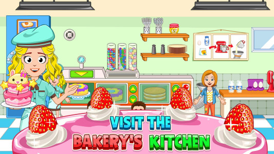 اسکرین شات 3 بازی My Town: Bakery - Cook game