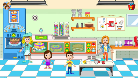 اسکرین شات 6 بازی My Town: Bakery - Cook game