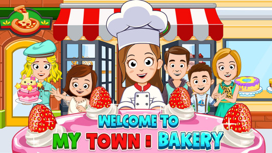 اسکرین شات 1 بازی My Town: Bakery - Cook game