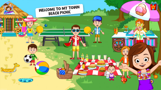 اسکرین شات بازی My Town: Beach Picnic Fun Game 1