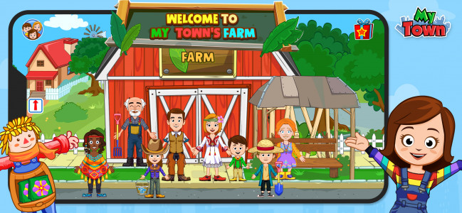 اسکرین شات بازی My Town Farm Animal game 1