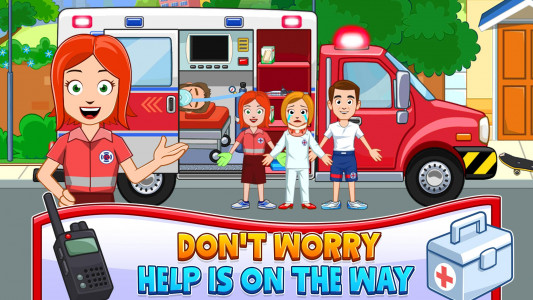 اسکرین شات بازی Firefighter: Fire Truck games 2